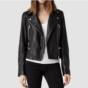 All Saints Bleeker leather jacket